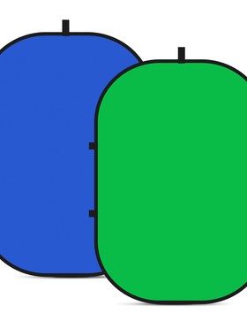 Neewer 2 in 1 Chromakey Green Chromakey Blue Collapsible Ba