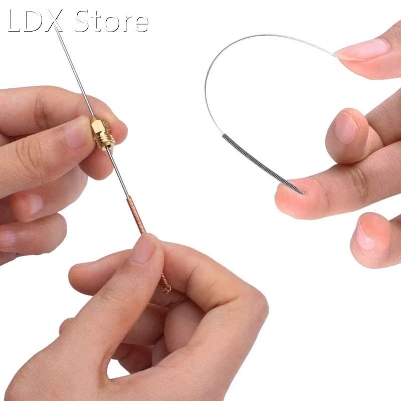 5Pcs Stainless Steel Cleaning Needle Part Drill 适用于 3D Pr