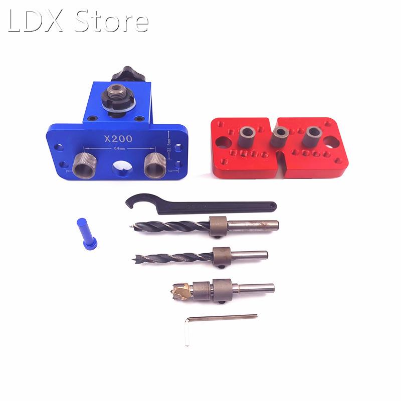 3 in 1 Woodworking Doweling Jig Pocket Hole Drilling Locator