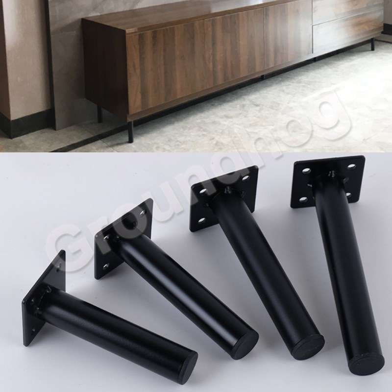 4pcs  table legs Metal Sofa Cabinet  Leg Feet  Round 130/150