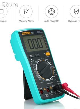 LCD Digital Multimeter True RMS Multimeters Temperature Dete