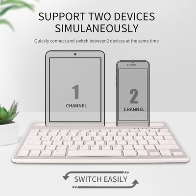 Portable Wireless Keyboard Built In 230mAh Battery Wireless