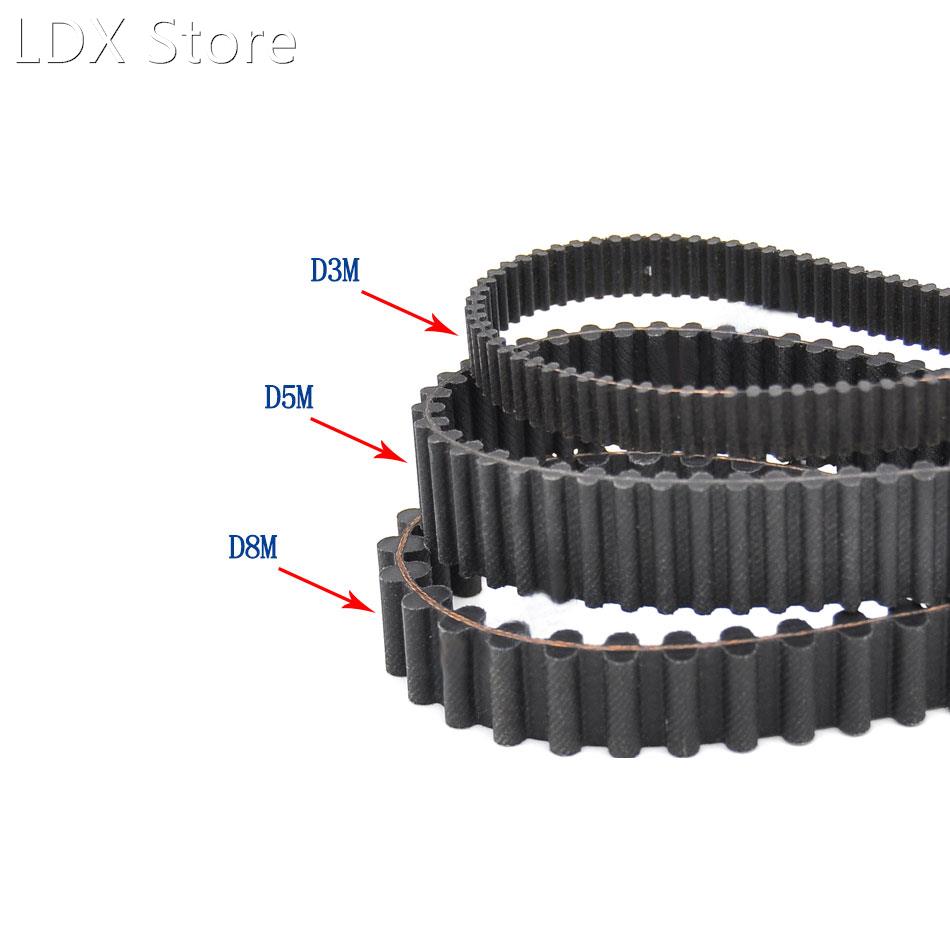 1Pcs D5M625-D5M740 Double Side Timing Belt Double-sided Toot