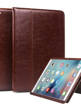 QIALINO Genuine Leather Case for iPad Pro 12.9 2017 Flip Fa