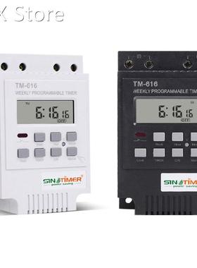 TM616W-4 Digital Electronic Timer 220V 30A Weekly Programmab