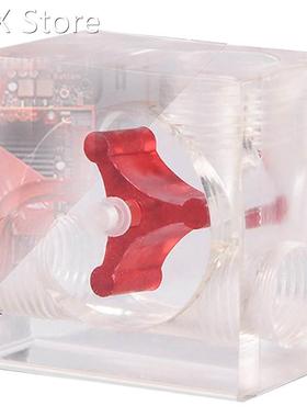 2 Way G1/4 Thread Durable 3 Impeller Acrylic Indicator 适用