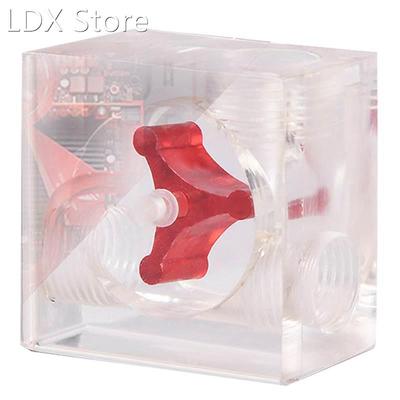 2 Way G1/4 Thread Durable 3 Impeller Acrylic Indicator 适用