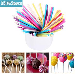 100pcs Lollipop Sticks Cake Pop Food-Grade Pastry Tools Loll