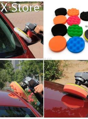 11 Pcs 3/4/5/6/7 Buffing Sponge Polishing Pad Kit Set For C