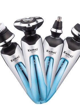 kemei 3D electric shaver rechargeable electric razor floatin