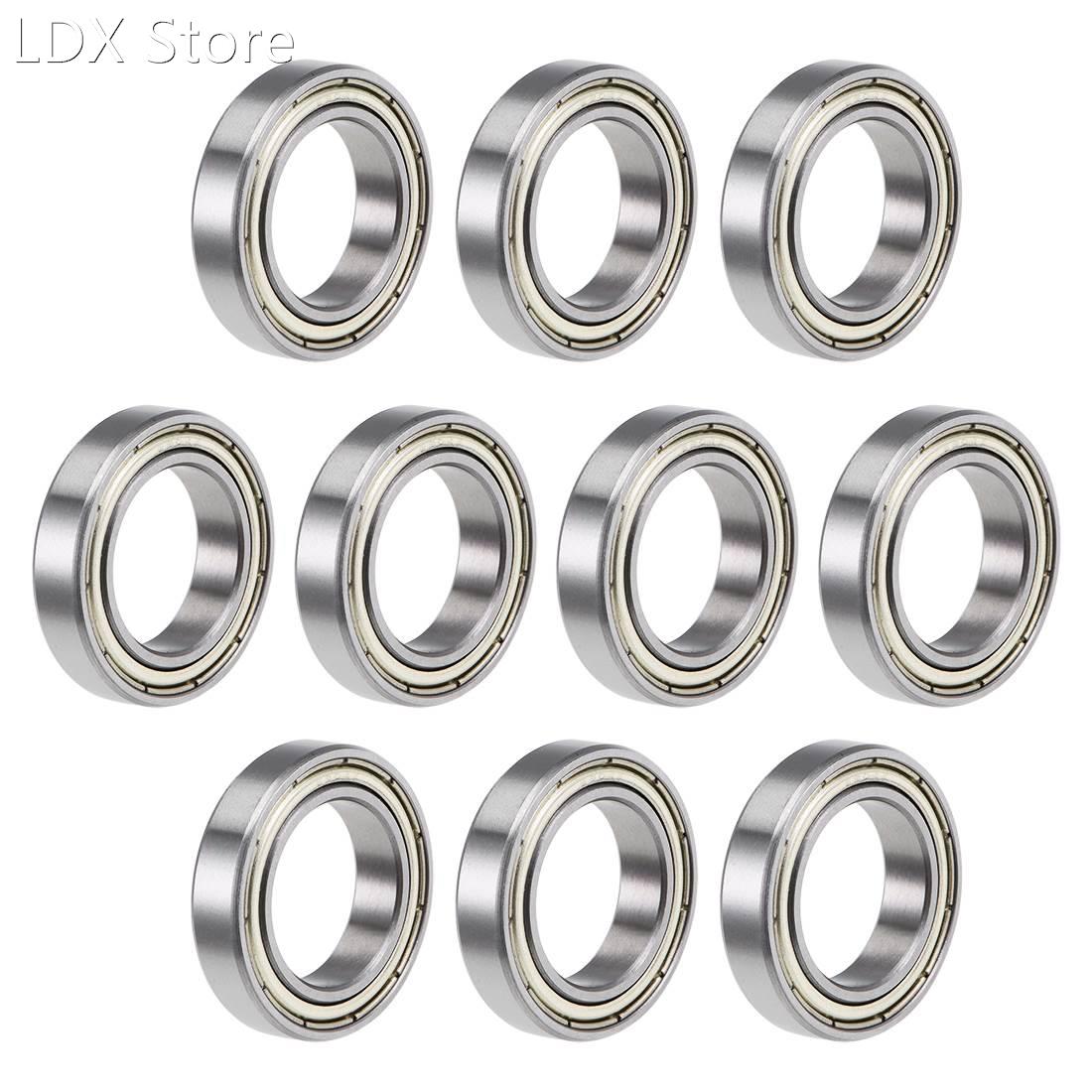 10 Pcs 6301ZZ Deep Groove Ball Bearing Z2 12mm x 37mm x 12mm