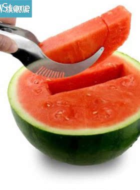 Watermelon Slicer Cutter Server Corer Scoop Stainless Steel