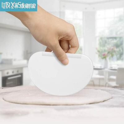Plastic D Shape Scraper Dough Spatula Pizza Cake Chopping To