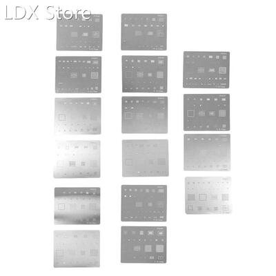 Solder Solder soldering 16pcs IC Chip Reballing Stencil Kits
