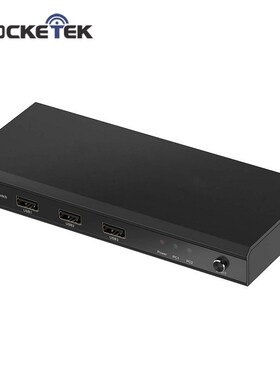 Rocketek 2 port KVM switch 3 USB 2.0 HDMI 4K 30Hz Splitter