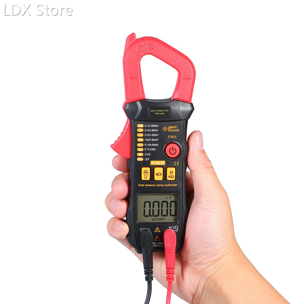SMART SENSOR Automatic Range Digital Clamp Meter High Precis