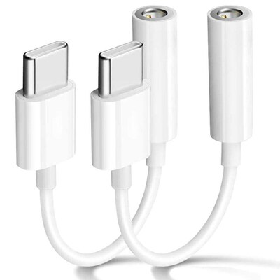 USB C to Headphone Jack Adapter,for iPad Pro,Pixel 4 3 2 XL