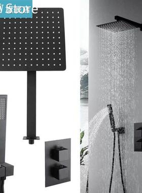 G1/2 Bathroom Copper Wall-In Shower System With 10in Conceal