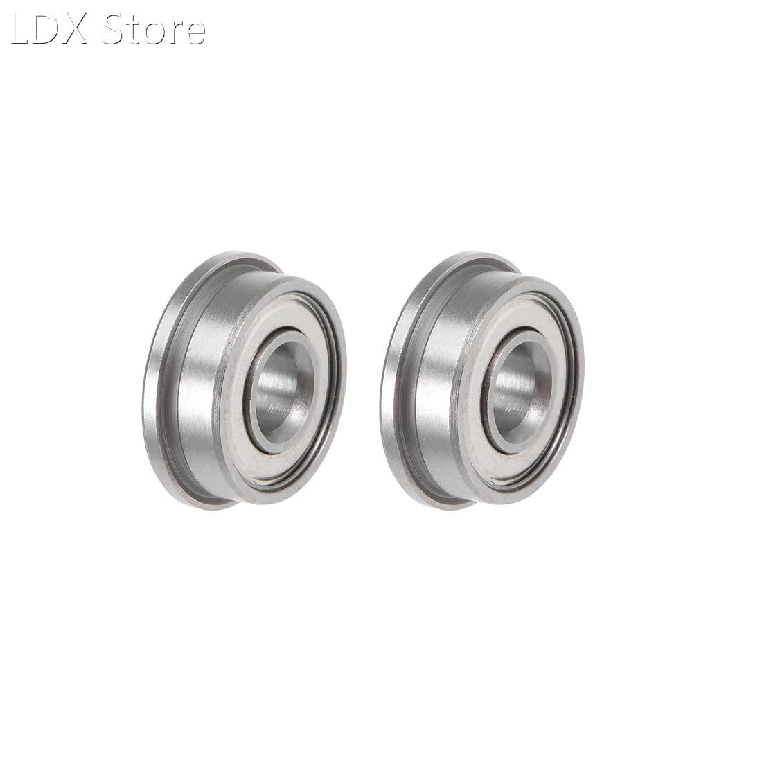 F694ZZ Flange Ball Bearing 4x11x4mm Shielded Chrome Bearings