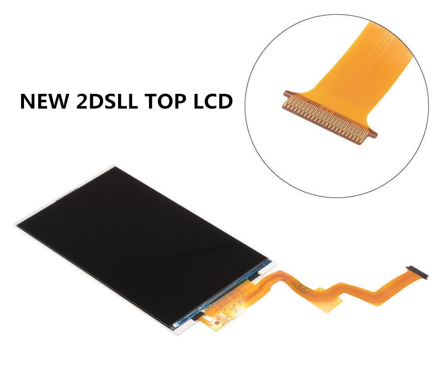Original LCD New 2DSLL 2ds LL Replacet Top / pper  Nintendo