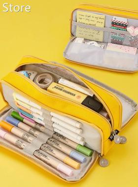 Pencil Case Multifunction Ox适用于d Cloth 3 Compartments Pen