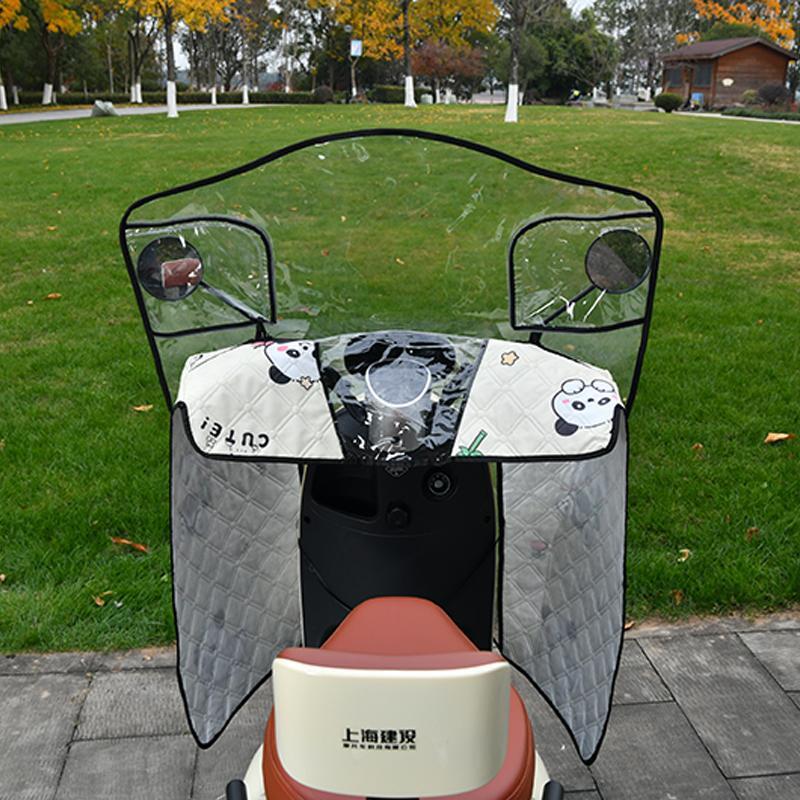 电动车挡风被加棉前挡风板全包