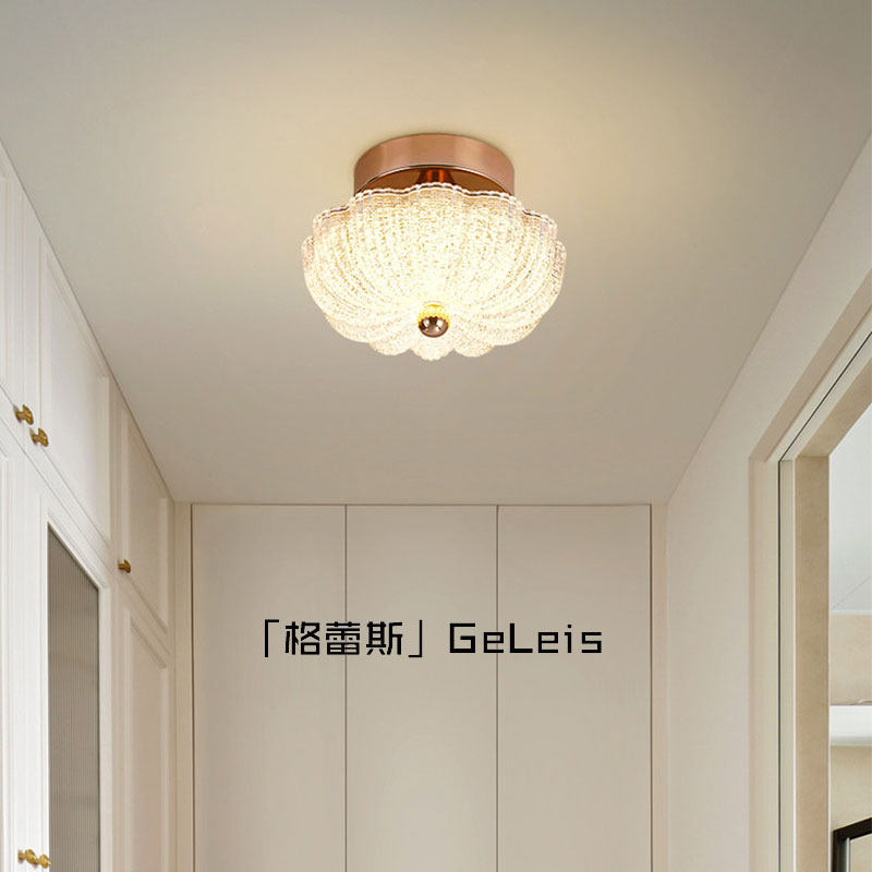 阳台灯过道灯走廊玄关入户高级感中古风衣帽间花朵花瓣led吸顶灯A,家装灯饰光源,厨卫/阳台/玄关/过道吸顶灯,淘宝优惠券,粉丝福利购,淘宝优惠卷