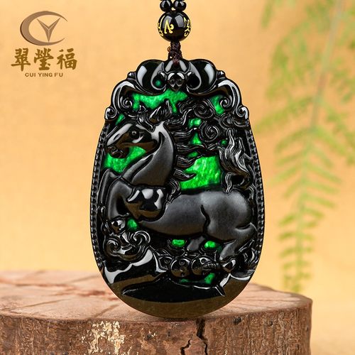 十二生肖a货翡翠翠莹福天然