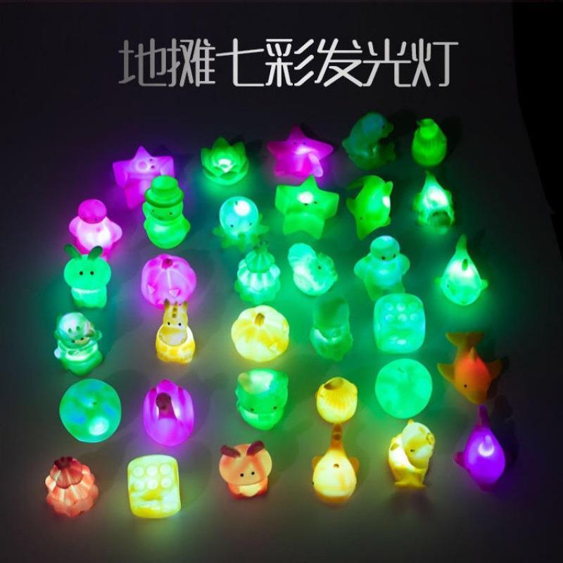 亮灯小玩具地摊发光玩具套圈圈七彩led儿童礼品夜市广场