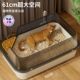 超大半封闭砂盆加高猫咪开放式 防带防外猫猫厕所用品成幼沙盆