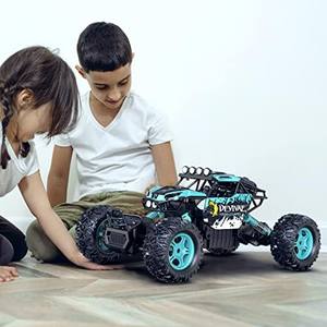 CROBOLL 1:12 Large Remote Control Car for Boys Kids with Lif