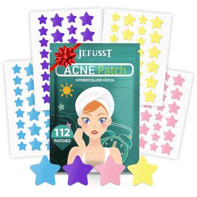 Jefusst Star Acne Patches 112 Dots  Star Pimple Patch Pimple