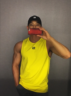 肌肉健身无袖背心男速干运动夏季修身潮牌t恤兄弟狗篮球训练衣服