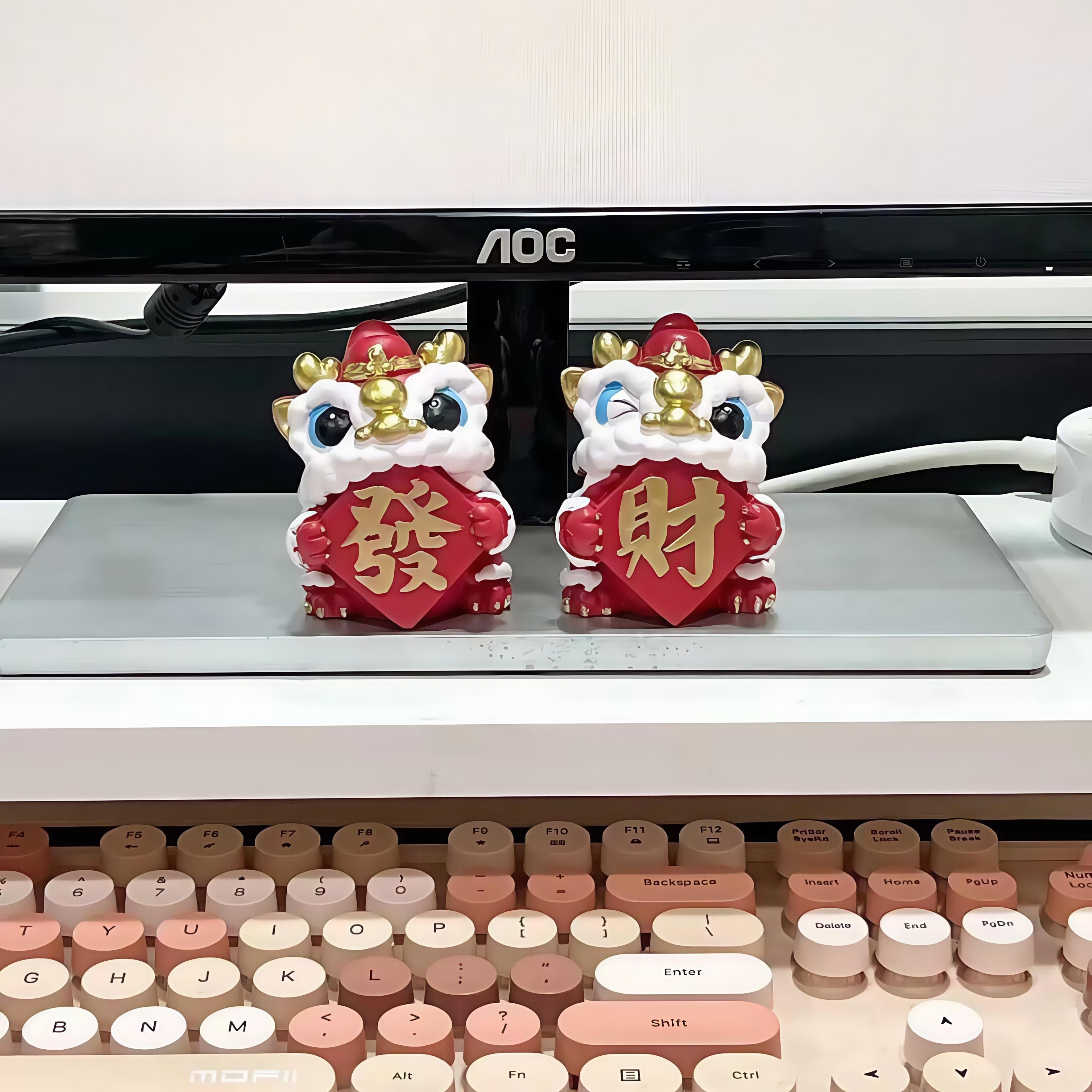 更适合中国宝宝的工位发财摆件