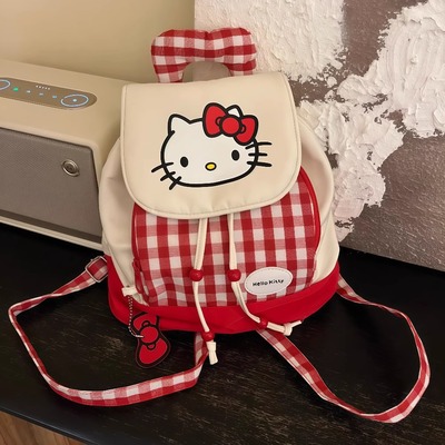 可爱hellokitty少女心双肩背包