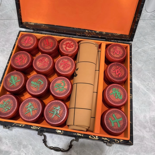 实木中国象棋大号折叠