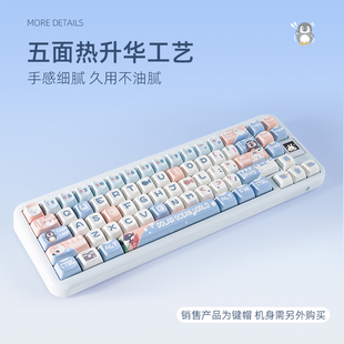 CoolKiller极地主题键帽61/68/75/87/98/104键PBT热升华机械键盘
