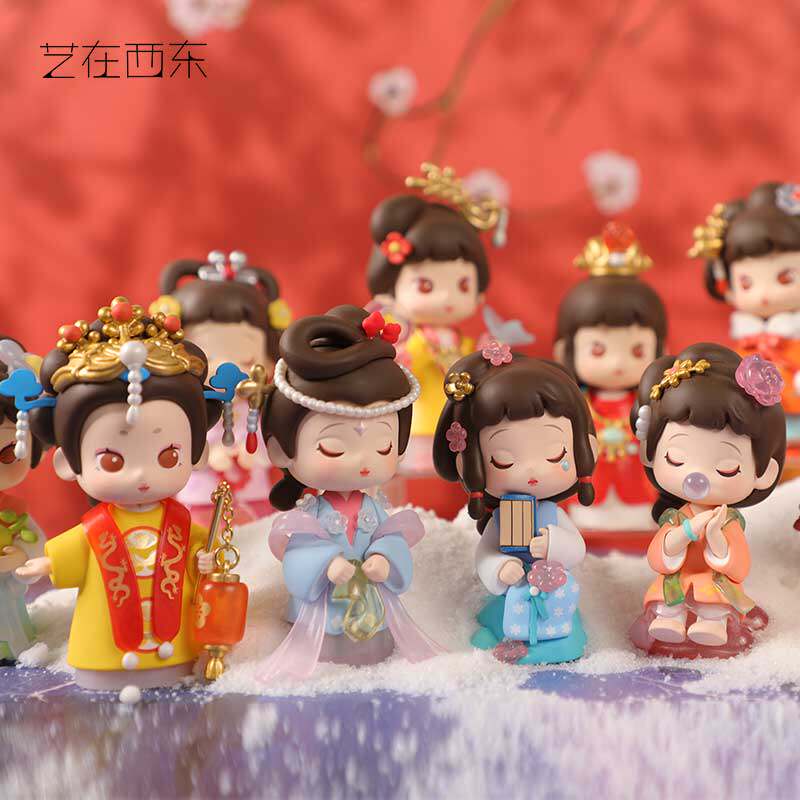 青壹坊红楼梦系列盲盒国潮文创手办林黛玉贾宝玉手办可爱玩偶公仔