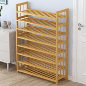 楠竹鞋 架子简易经济型客厅宿舍门口家用实木多层收纳置物鞋 柜落地