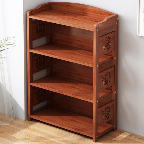 微茂书架简易多层置物书柜落地