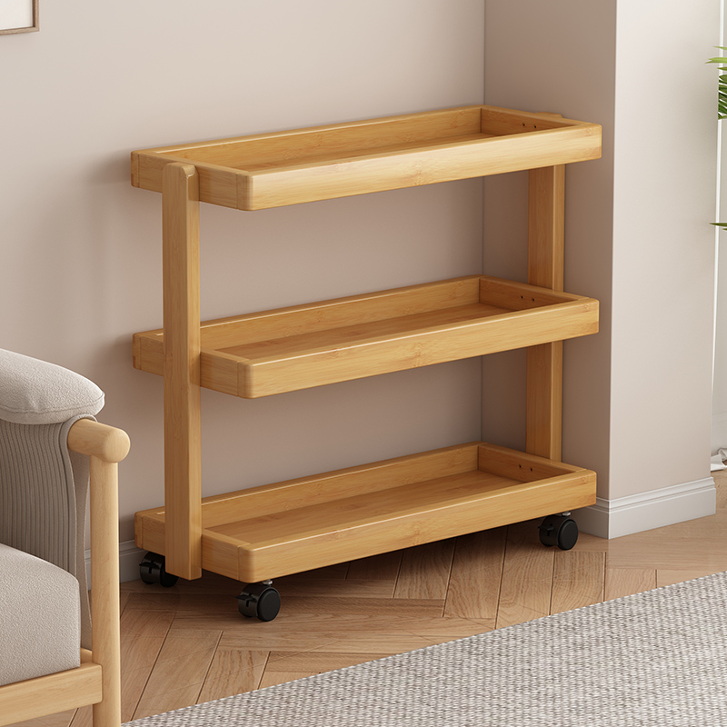 微茂移动边几家用茶几收纳置物架