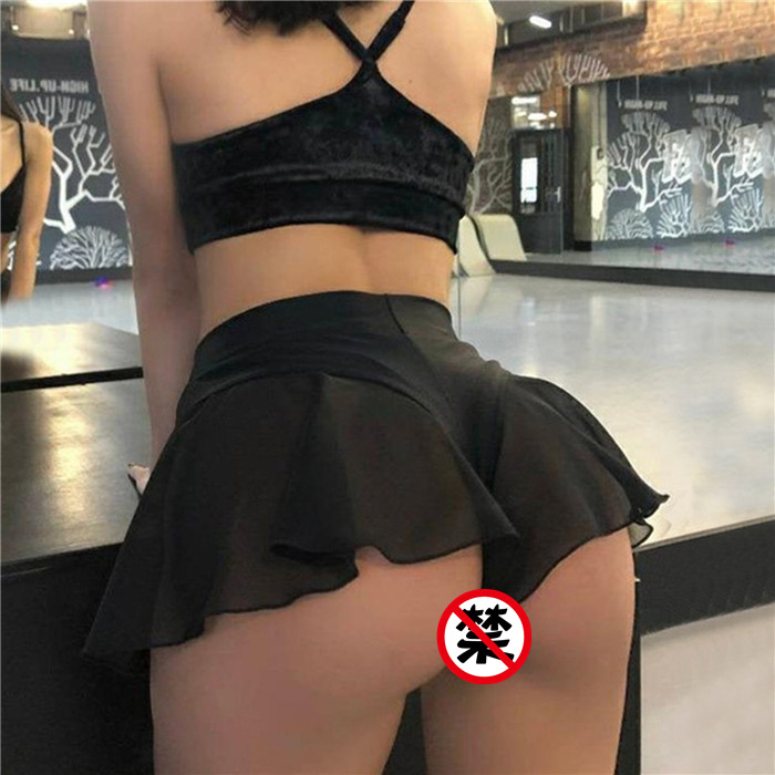 欧美性感荷叶边短裤家居