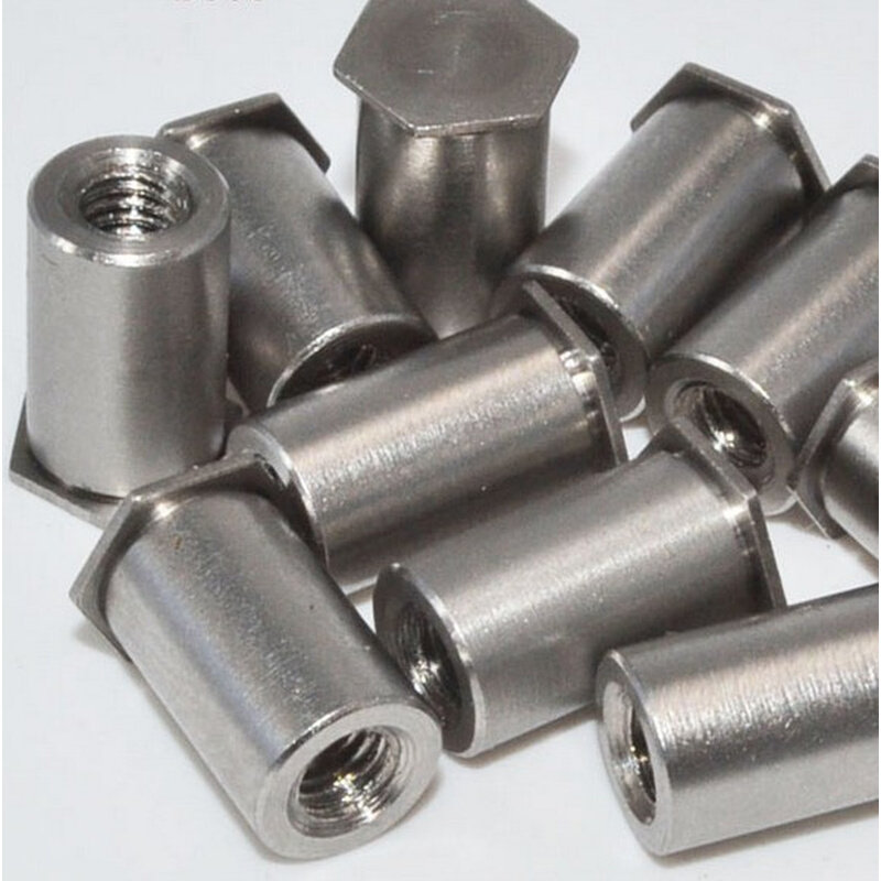 5 不绣钢304盲孔压铆螺柱 bsos压铆螺母柱 压铆件