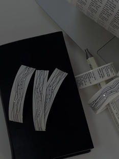 可以文创原创烫银胶带和纸胶带pet字素线条打底百搭素材