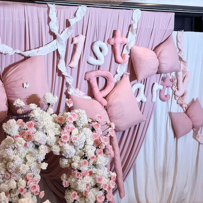 Starry手作布艺生日字母宝宝宴可爱ins风布艺装饰