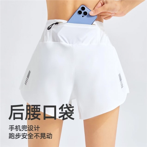 五个口袋DYISE运动短裤腰放速干户外防走光健身跑步裤23006