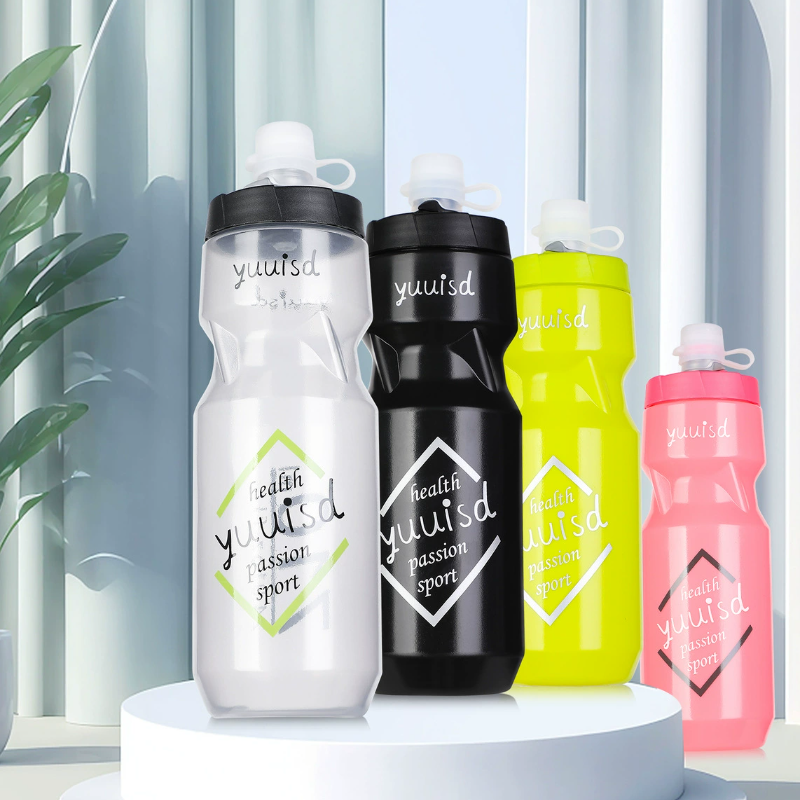 山地自行车骑行水壶带架带防尘盖