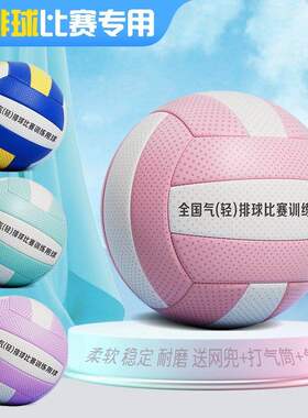 排球气排球比赛专用9009中考学生5号中老年7号大小学生6001气排球