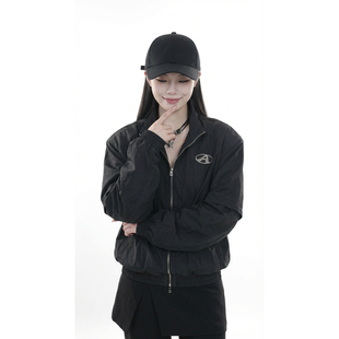 BW 休闲截短夹克外套防风复古风工装风外套女舒适极简主义穿搭
