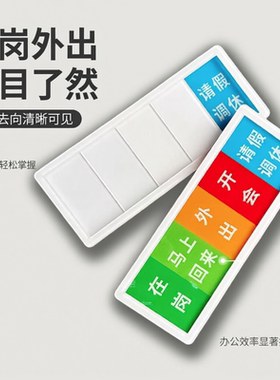 DoNot Disturb 英文版办公室状态牌员工去向牌工作动态牌抖音同款